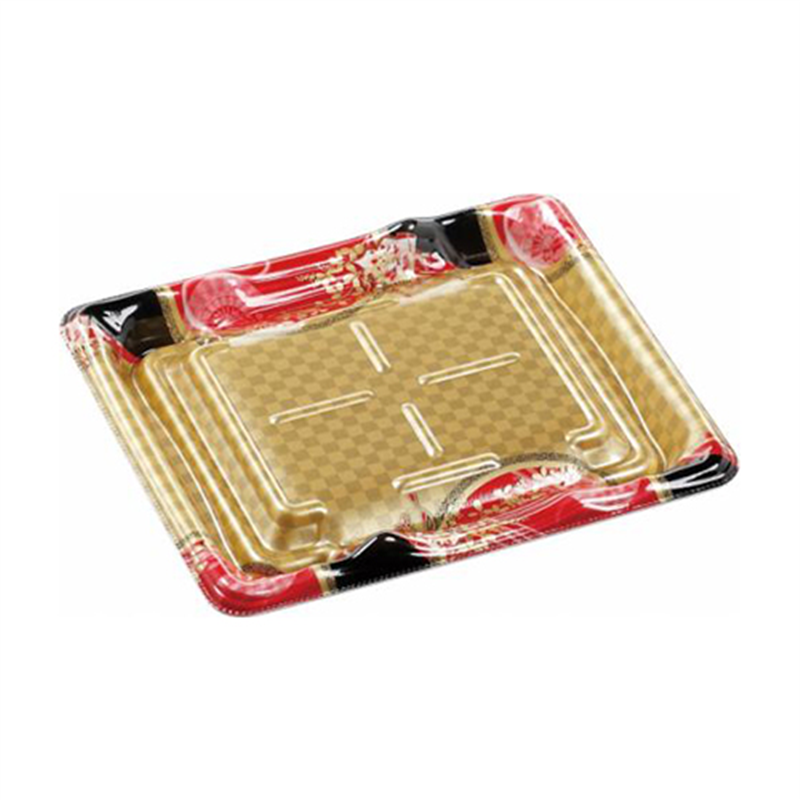 エフピコ 刺身容器 大波台 本体 19-17 花明り金 50枚/袋(ご注文単位1袋)【直送品】