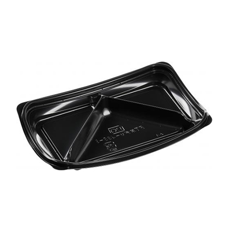 エフピコ 惣菜容器 FT京デリ-435-3 本体 黒 50枚/袋（ご注文単位1袋）【直送品】