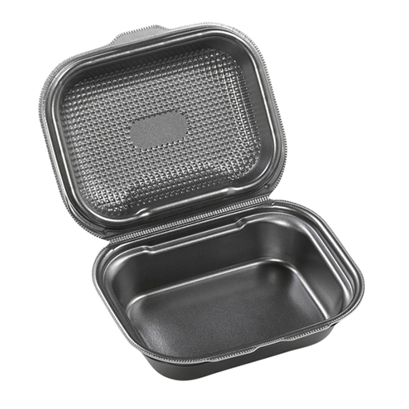 エフピコ 折蓋弁当容器 DLVボーノ 19-15 黒銀W 30個/袋（ご注文単位1袋）【直送品】
