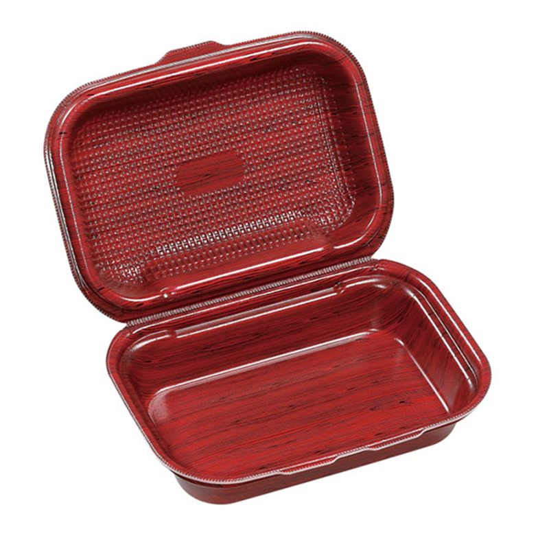 エフピコ 折蓋弁当容器 DLVボーノ 23-16 渋木目W 30個/袋（ご注文単位1袋）【直送品】