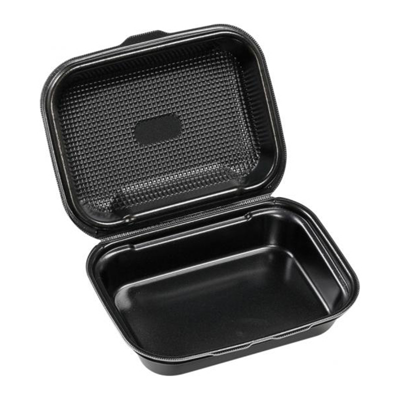 エフピコ 折蓋弁当容器 DLVボーノ 23-18 黒W 30枚/袋（ご注文単位1袋）【直送品】