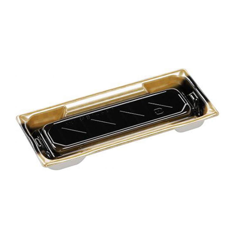 エフピコ 寿司容器 鈴音 本体 1-5PT 市松金 50枚/袋（ご注文単位1袋）【直送品】