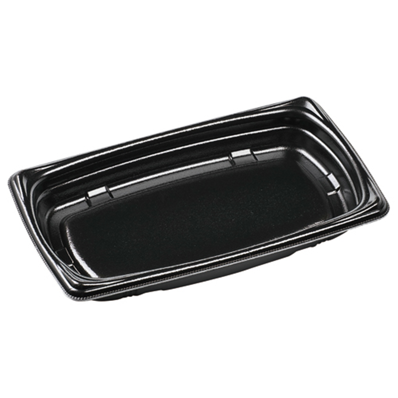 エフピコ 惣菜容器 MFP角デリ 本体 25-15（37） 黒W 25枚/袋（ご注文単位1袋）【直送品】