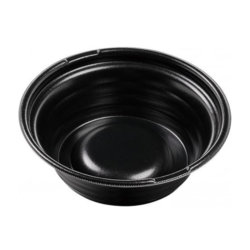 エフピコ 麺容器 MFPホット麺N 本体 19（60） 黒W 50枚/袋（ご注文単位1袋）【直送品】