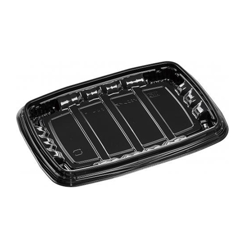 エフピコ 軽食容器 MSDレイア 本体 24-17 黒 50枚/袋（ご注文単位1袋）【直送品】