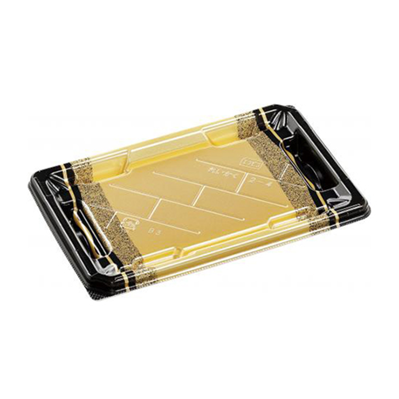 エフピコ 寿司容器 麗角 本体 2-4 箔おし金 50枚/袋（ご注文単位1袋）【直送品】