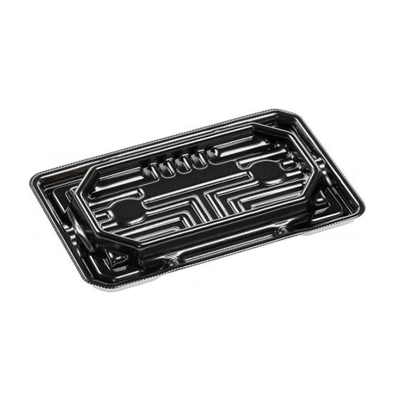 エフピコ 刺身容器 涼角 本体 20-12 黒 50枚/袋（ご注文単位1袋）【直送品】