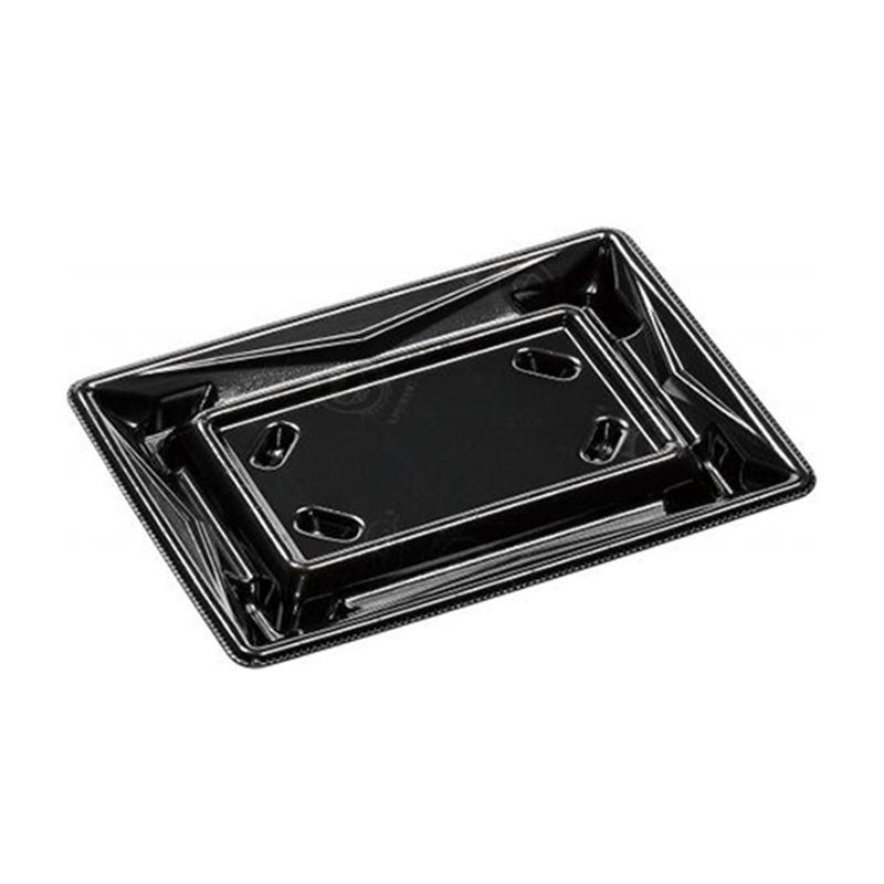 エフピコ 刺身容器 Sステージ 本体 18-13 エコ黒 50枚/袋（ご注文単位1袋）【直送品】
