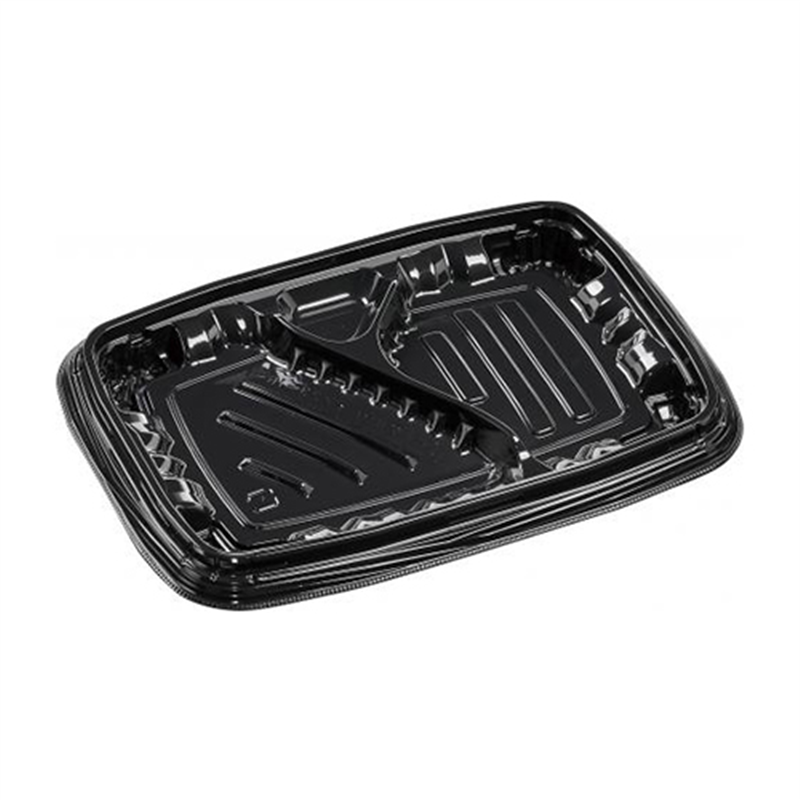 エフピコ 弁当容器 MSDレイア 本体 23-16-1 黒 50枚/袋（ご注文単位1袋）【直送品】