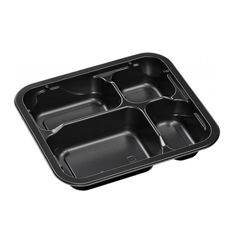 エフピコ 冷凍対応弁当容器 FT-TS 20-18-1（35） 耐寒黒 50枚/袋（ご注文単位1袋）【直送品】