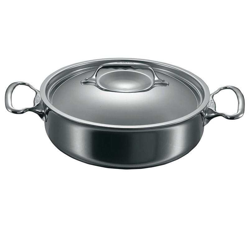 デバイヤー アフィニティ ソテーパン両手(蓋付) 3741-24cm 1個(ご注文単位1個)【直送品】