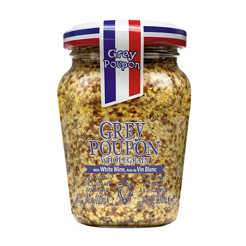 グレープポン　ホールグレインマスタード 210g  1個※軽（ご注文単位60個）【直送品】