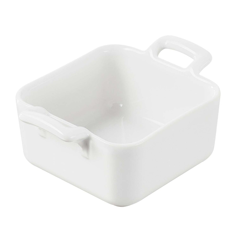 レヴォル ベルキュイジーヌ ミニスクエアディッシュ 深型 ホワイト 636148 1個(ご注文単位1個)【直送品】