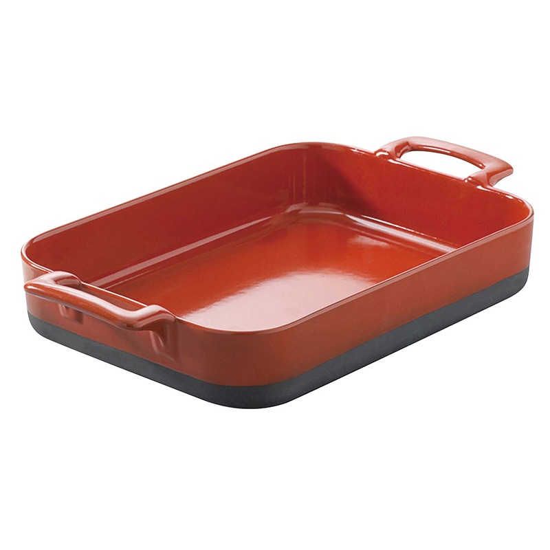 レヴォル エクリプス レクタンギュラーディッシュ レッド 19cm RVE635285 1個(ご注文単位1個)【直送品】