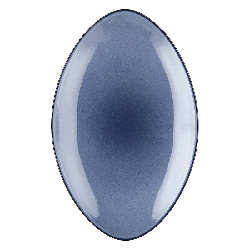 レヴォル　バサルト　エキノクス　オーバルプレート 35cm　ブルー　649556  1個（ご注文単位1個）【直送品】