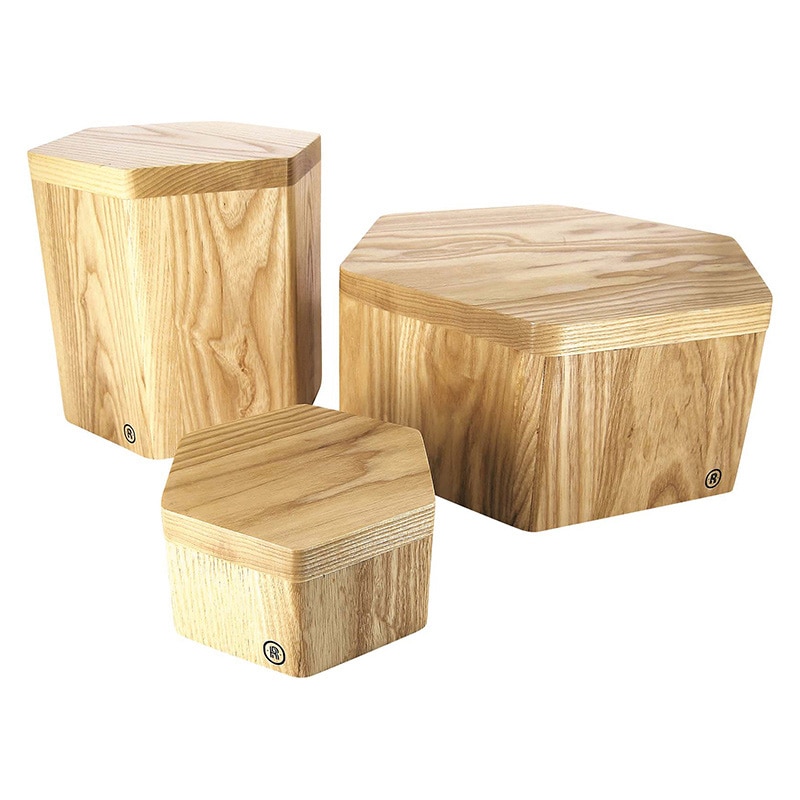 レヴォル タッチ ウッドディスプレイ 3pcセット 650678 1個(ご注文単位1個)【直送品】