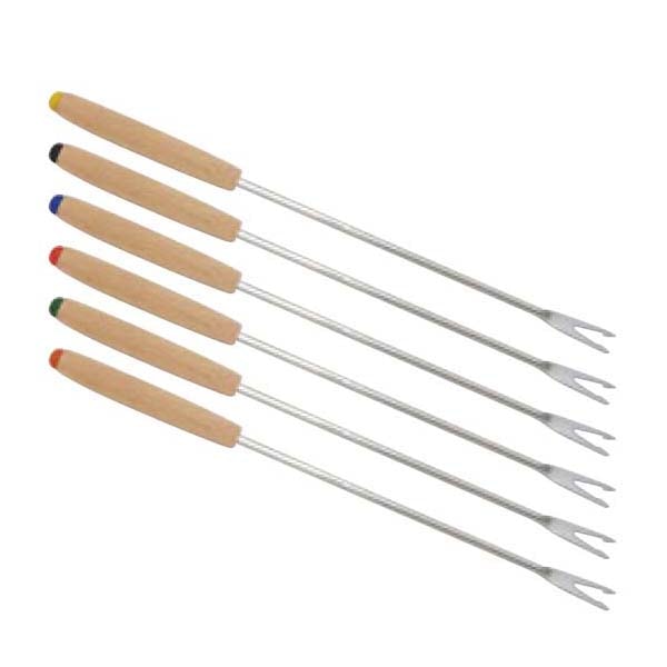 ストウブ フォンデュフォーク ロング 6本セット 40511-401 1個(ご注文単位1個)【直送品】