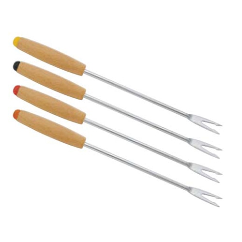 ストウブ フォンデュフォーク ショート 4本セット 40511-402 1個(ご注文単位1個)【直送品】