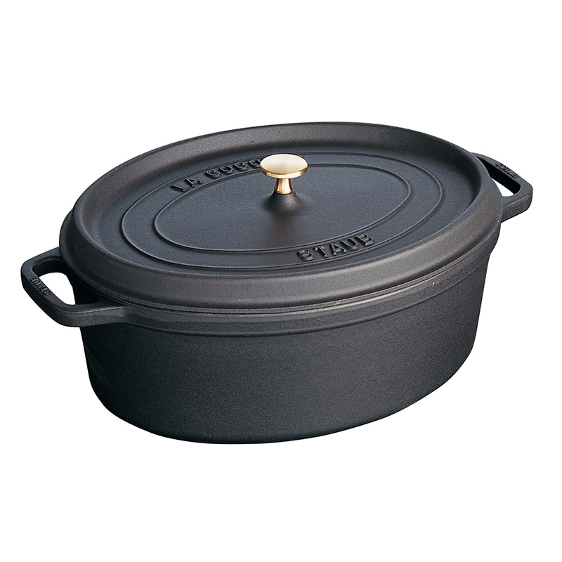 ストウブ ピコ・ココット オーバル 23cm ブラック 40500-231 1個(ご注文単位1個)【直送品】