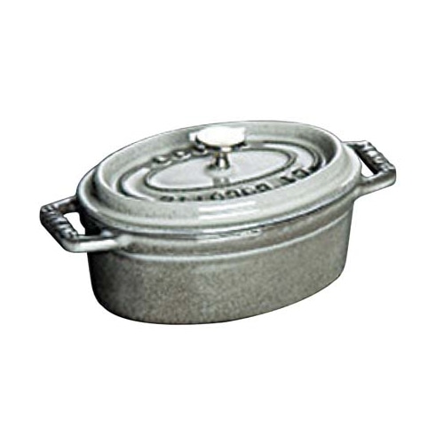 ストウブ ピコ・ココット オーバル 29cm グレー 40509-317 1個(ご注文単位1個)【直送品】