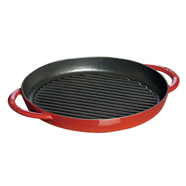 ストウブ ピュアグリル ラウンド 26cm チェリー 40510-309 1個(ご注文単位1個)【直送品】