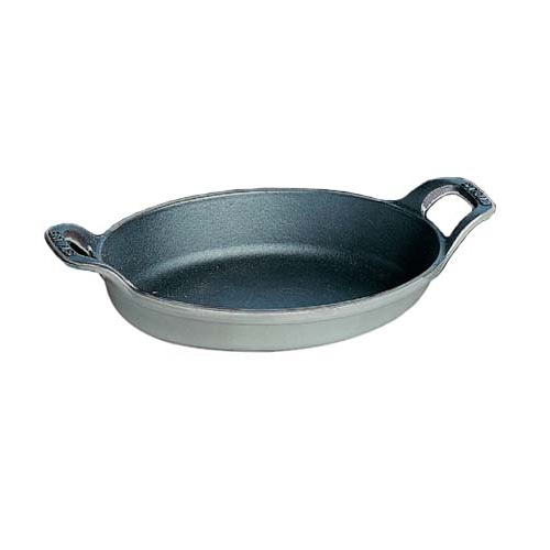 ストウブ オーバルスタッカブルディッシュ 15cm グレー 40509-545 1個(ご注文単位1個)【直送品】