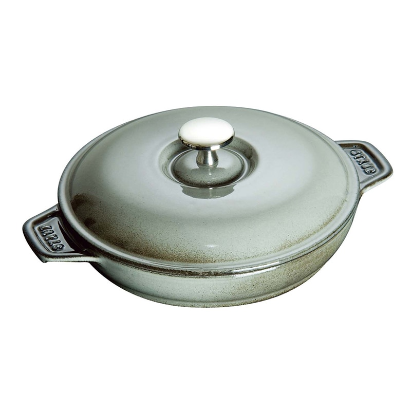 ストウブ ラウンドホットプレート 20cm グレー 40509-578 1個(ご注文単位1個)【直送品】