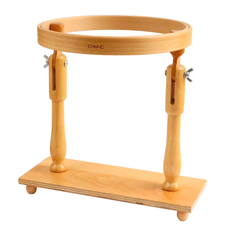 DMC 刺しゅう枠(2本足スタンド付) 内径20.5cm 安定型卓上タイプ 1セット(ご注文単位1セット)【直送品】