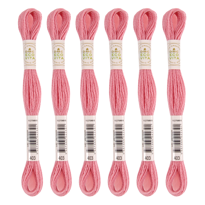 DMC 刺しゅう毛糸 [ECOVITA-エコヴィータ-] ウールスレッド 1カセ16m 同色6本入 col.403 1箱（ご注文単位1箱）【直送品】