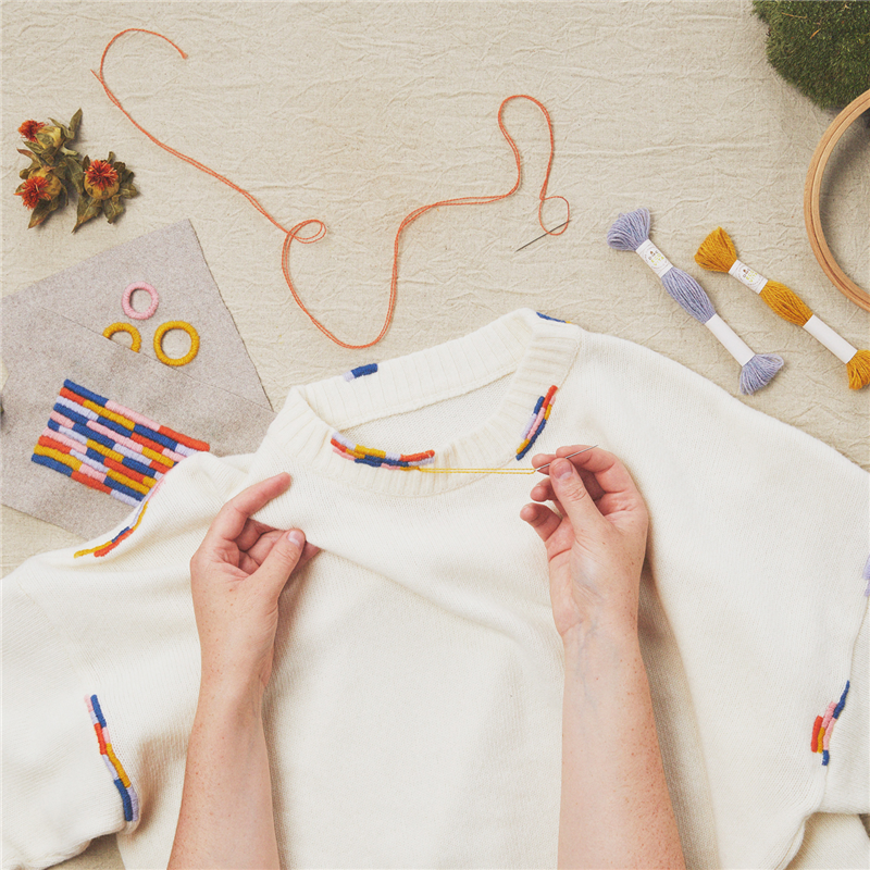 DMC 刺しゅう毛糸 [ECOVITA-エコヴィータ-] ウールスレッド 1カセ16m 同色6本入 col.501 1箱（ご注文単位1箱）【直送品】