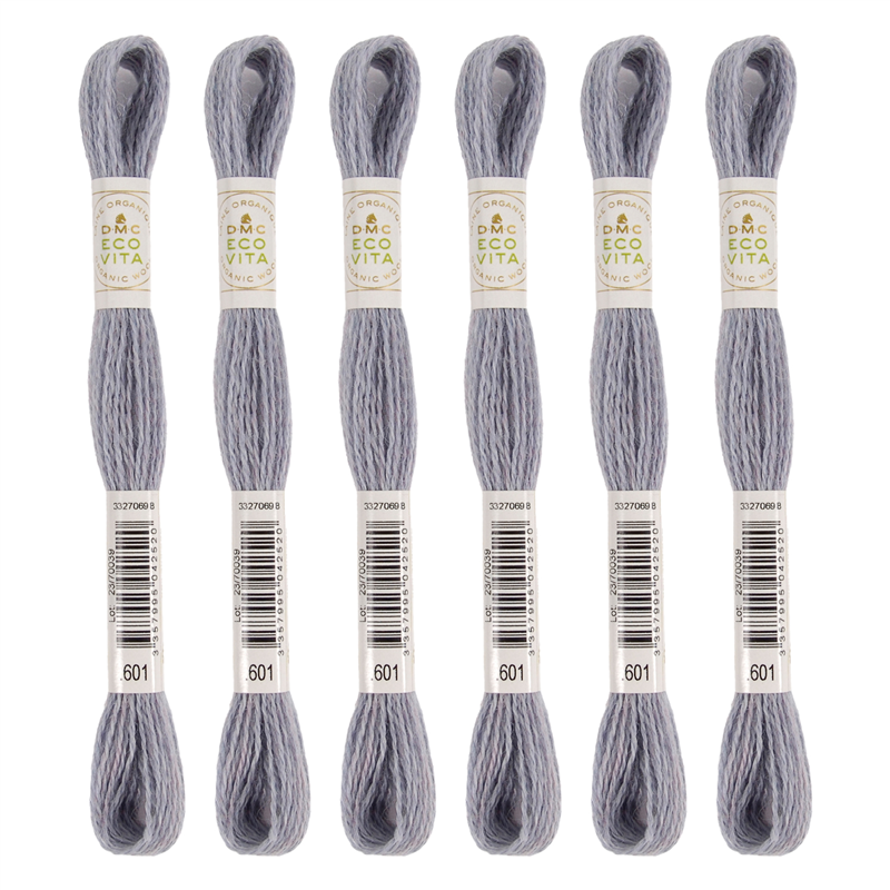 DMC 刺しゅう毛糸 [ECOVITA-エコヴィータ-] ウールスレッド 1カセ16m 同色6本入 col.601 1箱（ご注文単位1箱）【直送品】