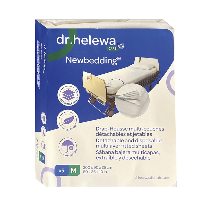 はがせる使い捨てボックスシーツ　5層 NBED905  12個/箱（ご注文単位1箱）【直送品】