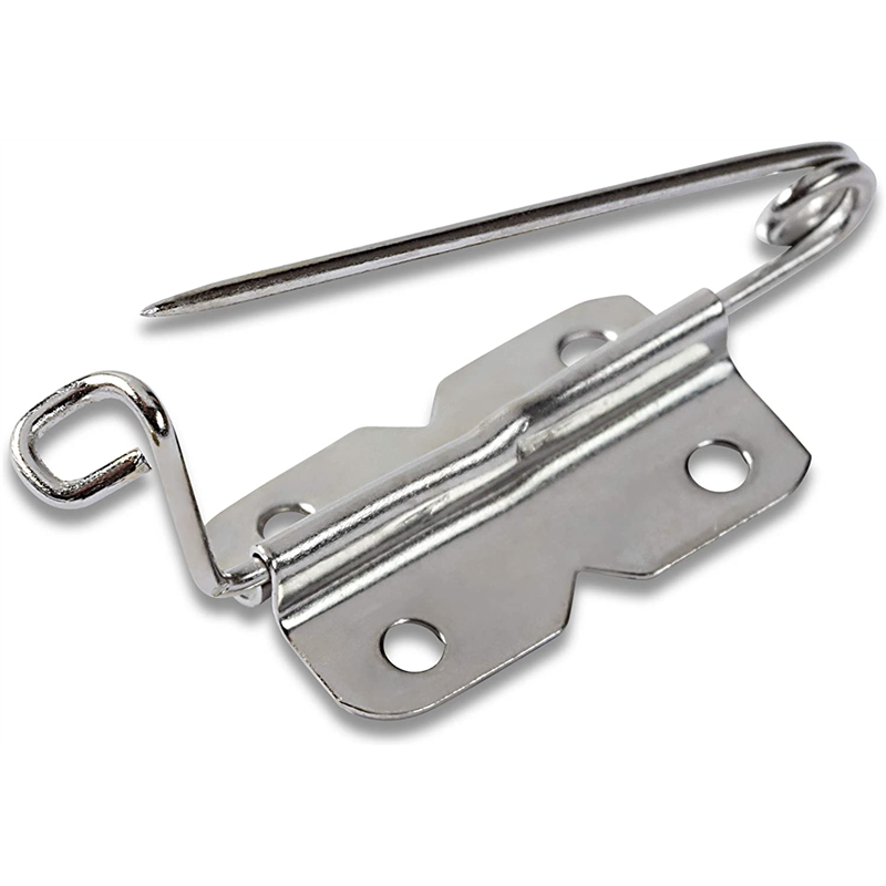 日本紐釦貿易 プリム(Prym) バッジ＆ブローチピンセット W2×H10mm 4個 シルバー 081405 （ご注文単位1個）【直送品】