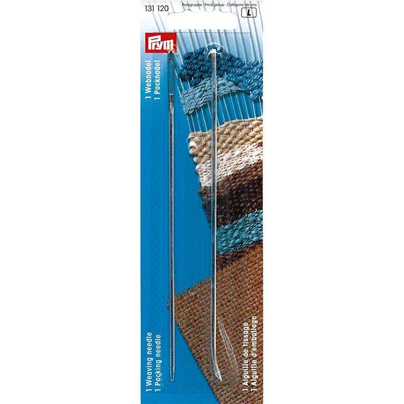 日本紐釦貿易 プリム(Prym) ウェーブ＆パッキングニードル針セット 150mm 2種類各1本 シルバー 131120 （ご注文単位1個）【直送品】