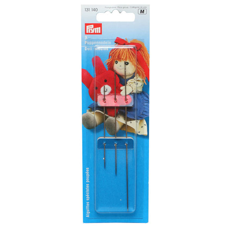 日本紐釦貿易 プリム(Prym) ぬいぐるみ専用針3本セット 67・90・128mm 3サイズ各1本 シルバー 131140 （ご注文単位1個）【直送品】