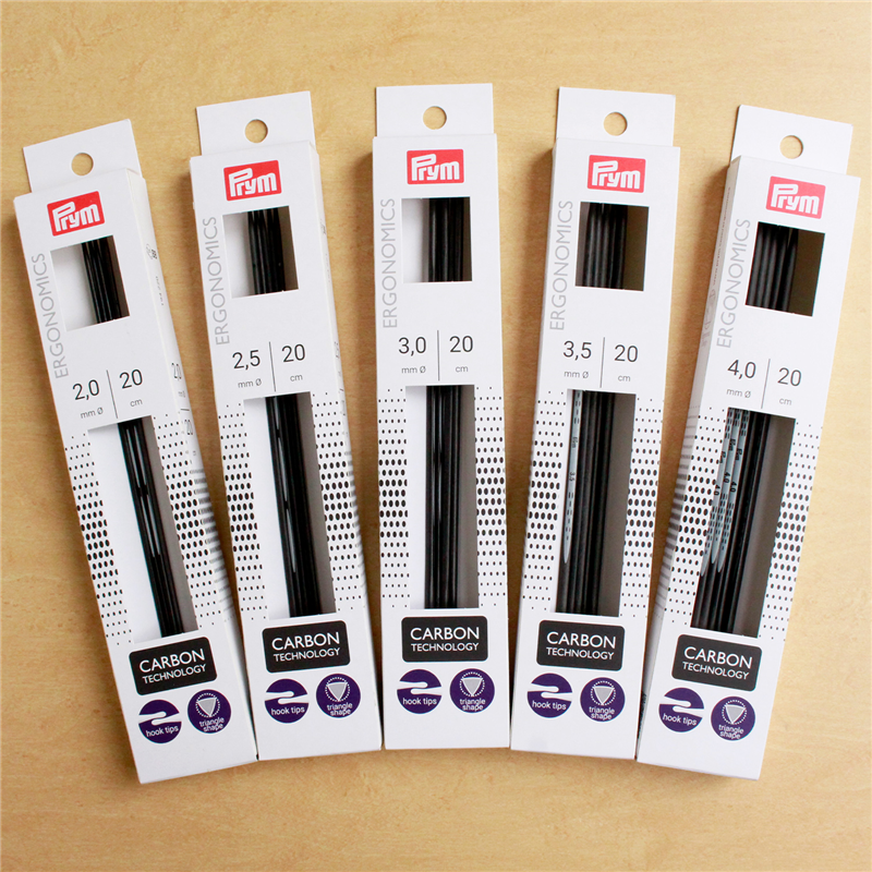日本紐釦貿易 プリム(Prym) エゴノミック カーボン棒針 5本針 20cm 3.0mm PRM194222 (ご注文単位1個)【直送品】