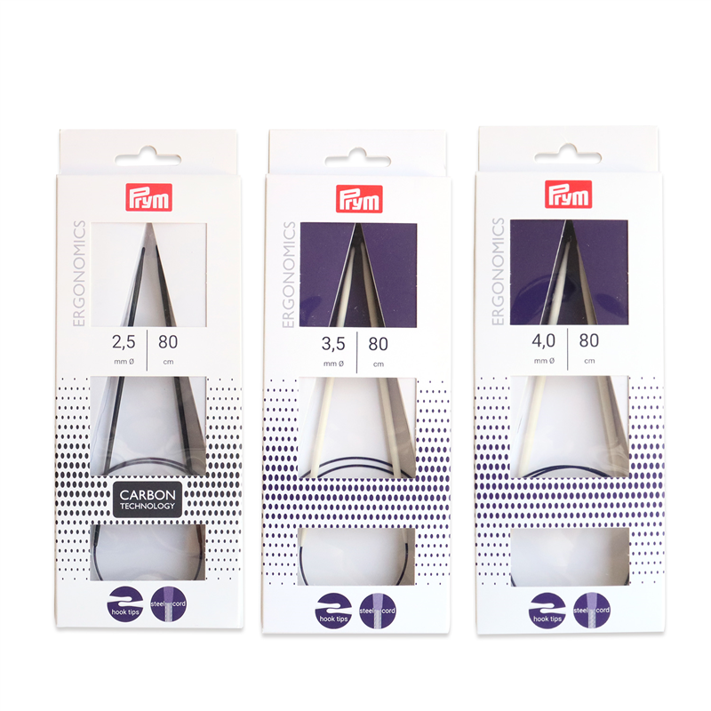 日本紐釦貿易 プリム(Prym) エルゴノミック 輪針 80cm 3.5mm PRM215803 (ご注文単位1個)【直送品】