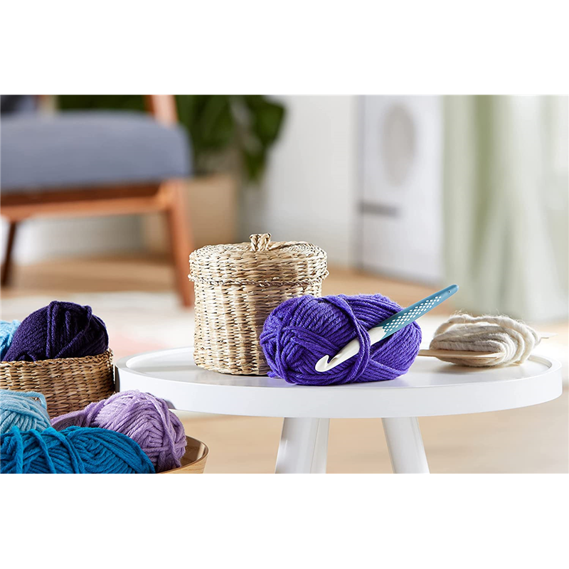 日本紐釦貿易 プリム(Prym) エルゴノミック かぎ針 12mmホワイトダークバイオレット PRM218493 (ご注文単位1本)【直送品】