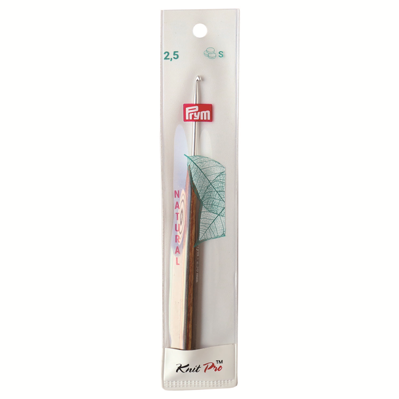 日本紐釦貿易 プリム(Prym) かぎ針 木製持ち手/アルミフック 2,5mm×14cm 1本 PRM223501 (ご注文単位1本)【直送品】