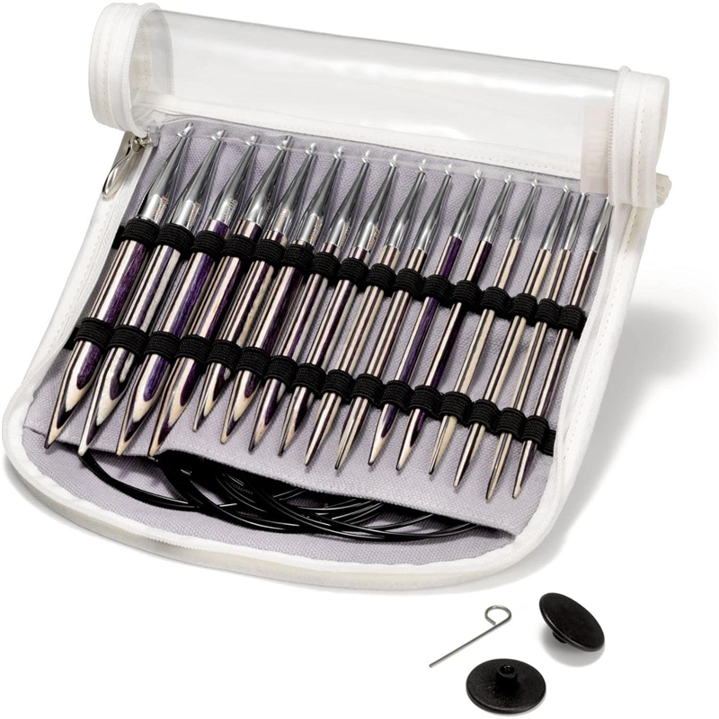 日本紐釦貿易 プリム(Prym) ライラックストライプ輪針アソートセット PRM223801 (ご注文単位1本)【直送品】