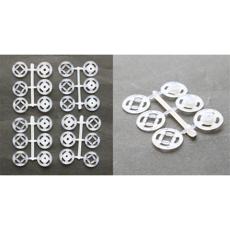 日本紐釦貿易 プリム(Prym) プラスチックスナップボタン 縫い付け 丸型 13mm 12組 半透明 347160 (ご注文単位1個)【直送品】