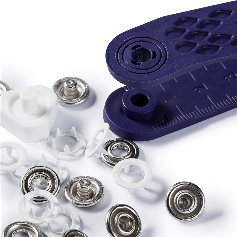 日本紐釦貿易 プリム(Prym) スナップボタン Jersey リング型 φ10mm 10組入 ホワイト 390111 (ご注文単位1個)【直送品】