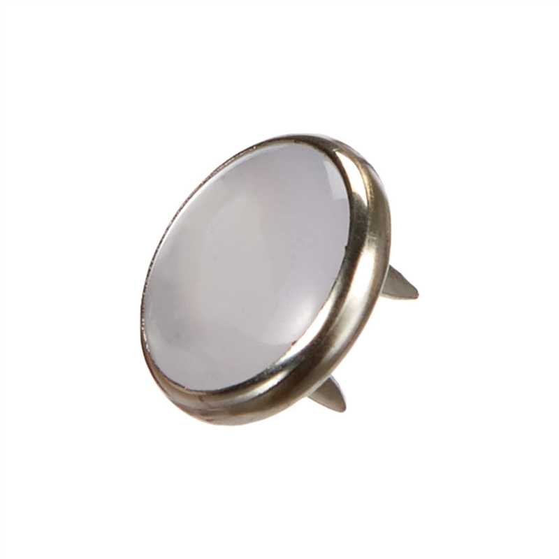 日本紐釦貿易 プリム(Prym) スナップボタン Jersey キャップ型 φ12mm 6組入 クリアホワイト 390117 (ご注文単位1個)【直送品】