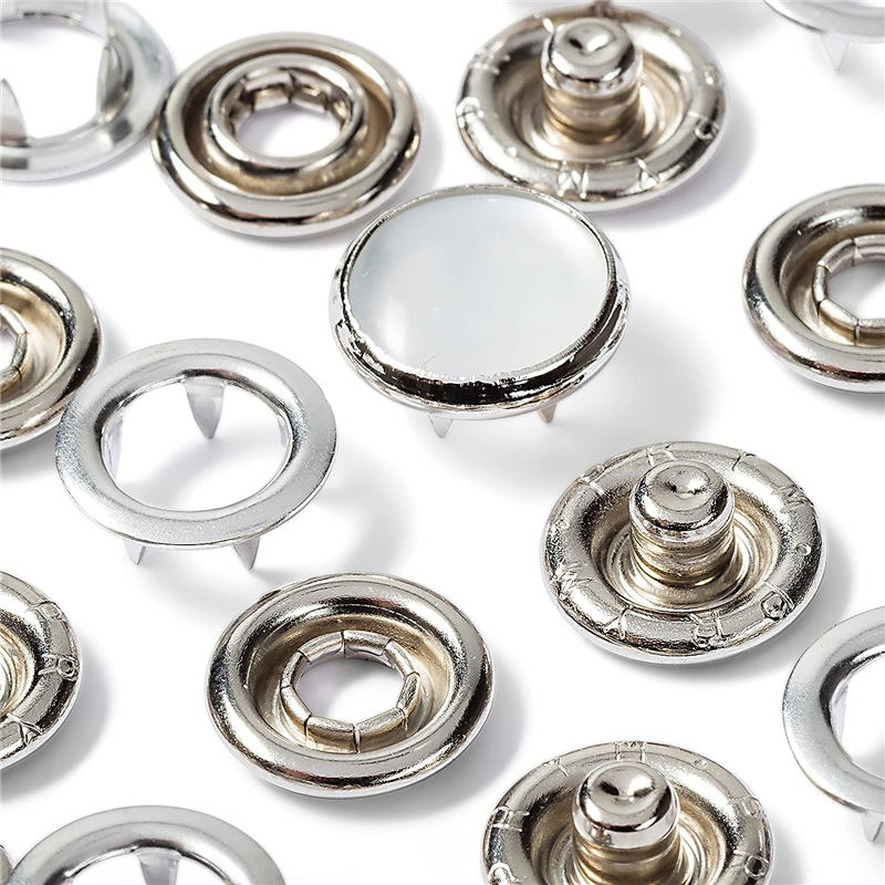 日本紐釦貿易 プリム(Prym) スナップボタン Jersey キャップ型 φ12mm 6組入 クリアホワイト 390122 （ご注文単位1個）【直送品】