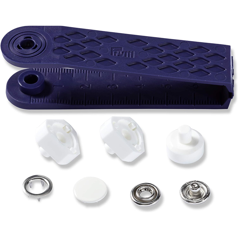 日本紐釦貿易 プリム(Prym) スナップボタン Jersey キャップ型 φ12mm 6組入 ホワイト 390171 (ご注文単位1個)【直送品】