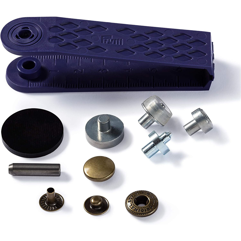 日本紐釦貿易 プリム(Prym) スナップボタン Anorak キット付 φ12mm 10組入 アンティーク真鍮 390334 （ご注文単位1個）【直送品】