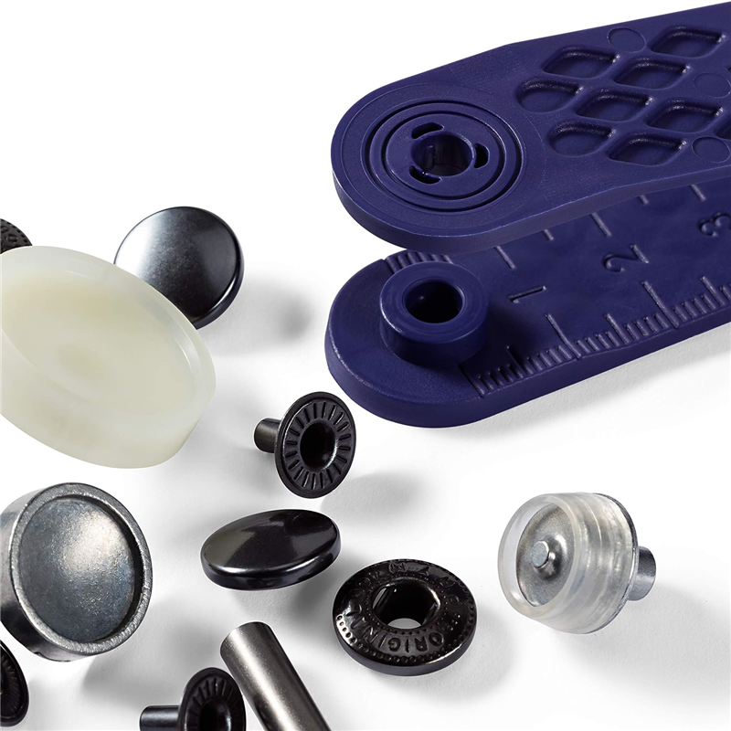 日本紐釦貿易 プリム(Prym) スナップボタン Anorak キット付 φ12mm 10組入 ブラックニッケル 390339 (ご注文単位1個)【直送品】