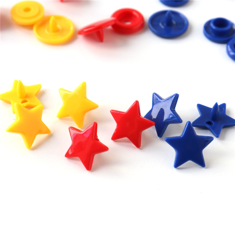 日本紐釦貿易 プリム(Prym) プラスチックカラースナップボタン スター型 ブルー 393216 （ご注文単位1個）【直送品】