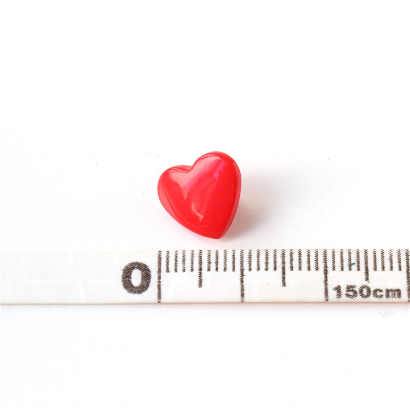 日本紐釦貿易 プリム(Prym) プラスチックカラースナップボタン ハート型 ピンク 393347 （ご注文単位1個）【直送品】