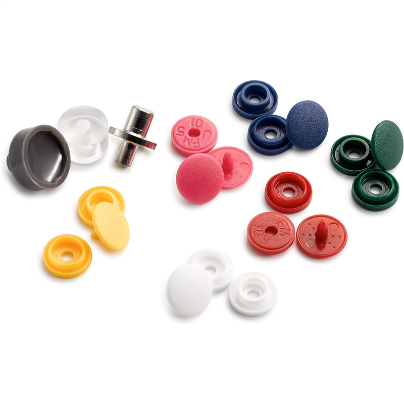 日本紐釦貿易 プリム(Prym) プラスチックカラースナップボタン φ9mm 6色各12色セット 6色アソート 393950 (ご注文単位1個)【直送品】